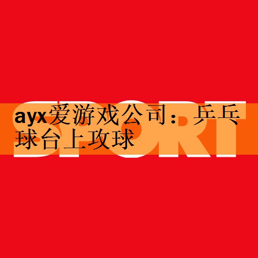 ayx爱游戏公司：乒乓球台上攻球